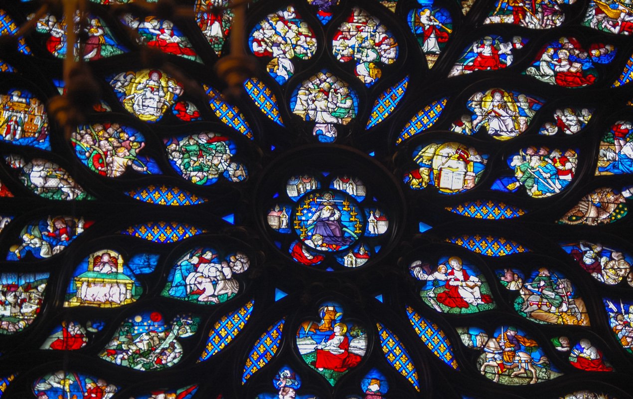 The Dazzling Stained Glass Windows Of Sainte Chapelle Paris Perfect