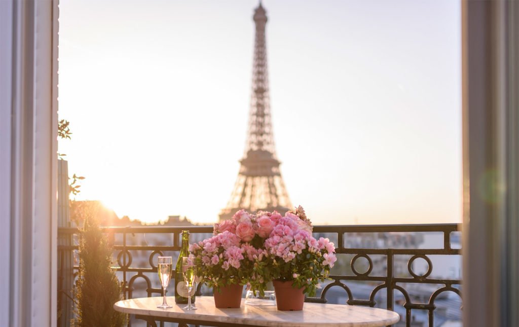 In Paris, sitting outside during beautiful weather is almost a requirement. As soon as the mercury hits a comfortable level, Parisians emerge en masse to people-watch and sip rosé on every street corner in the city. However, the loveliest locations are the ones you may not immediately spot.  Here are some of our picks for the best places to eat outside in Paris- chateau-latour-view