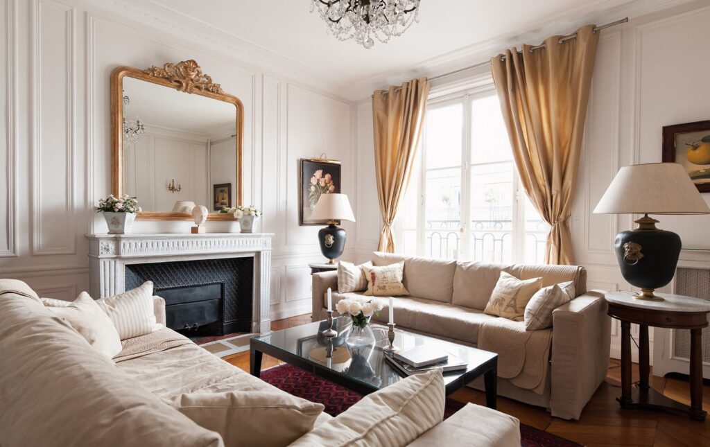 parisian living room modern