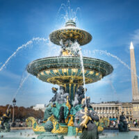 Paris fountains