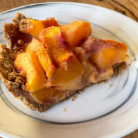 Peach pie