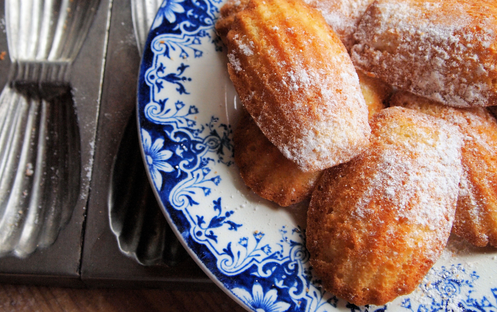 Madeleines com cidra