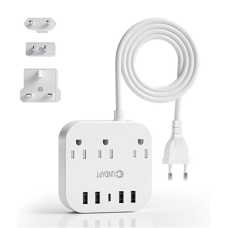 3-Outlet and USB Travel Power Converter and Multiplug travel shopping guide