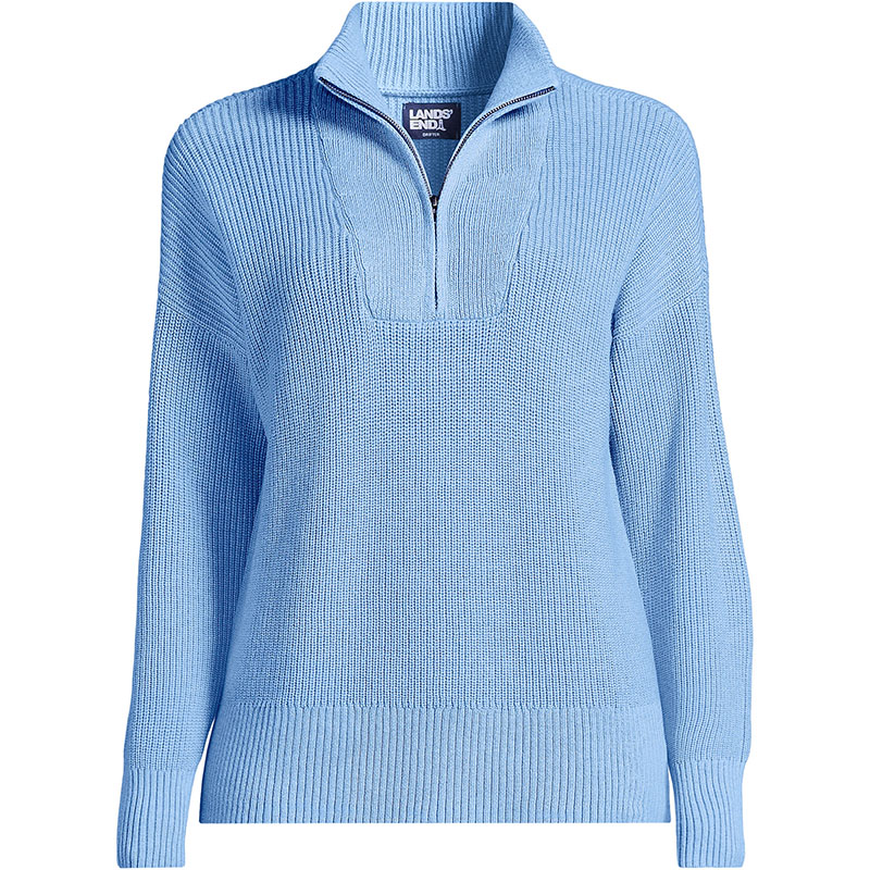 Lands’ End Drifter Cotton Sweater