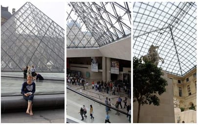 Visiting the Louvre Museum in Paris