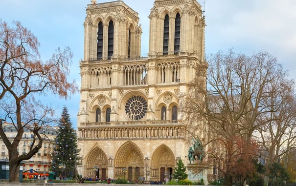 Christmas at the Notre Dame Cathedral